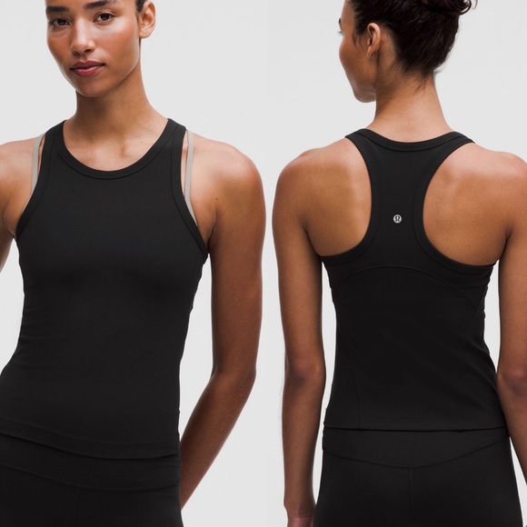 Lululemon Align Waist Length Black Racerback Tank Top - Picture 1 of 3